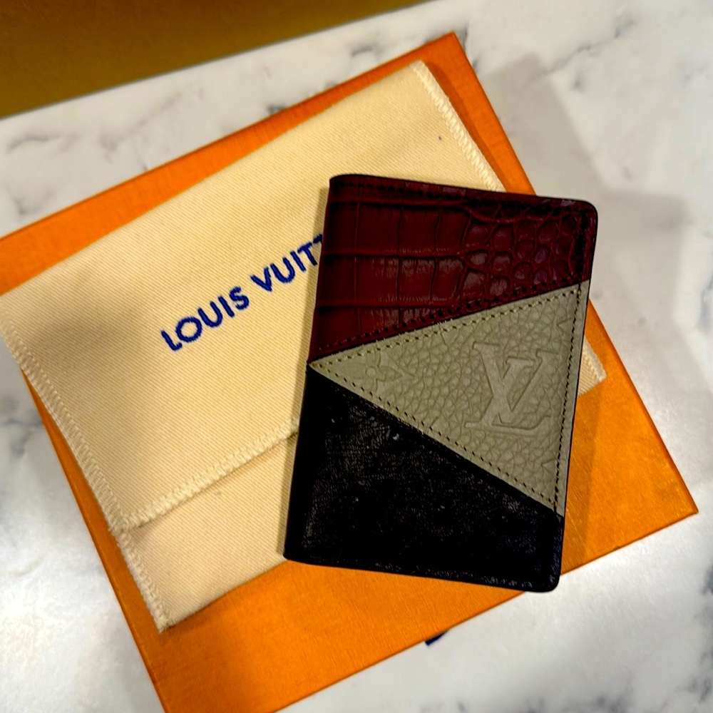 Louis Vuitton card holder exotic